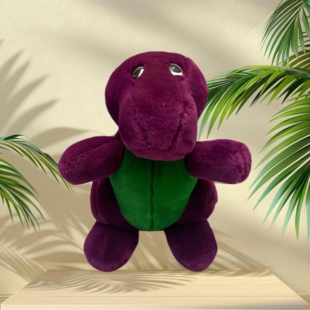 RARE Barney Vintage Dakiin Dinosaur plush Toy 90’s